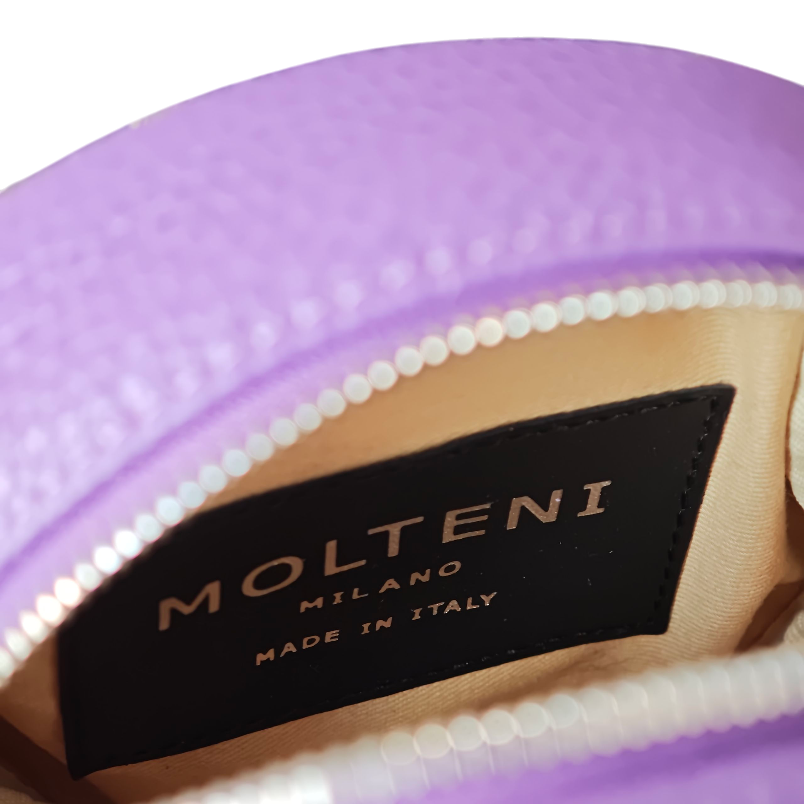 ELEO small - PURPLE pelle grana dollaro