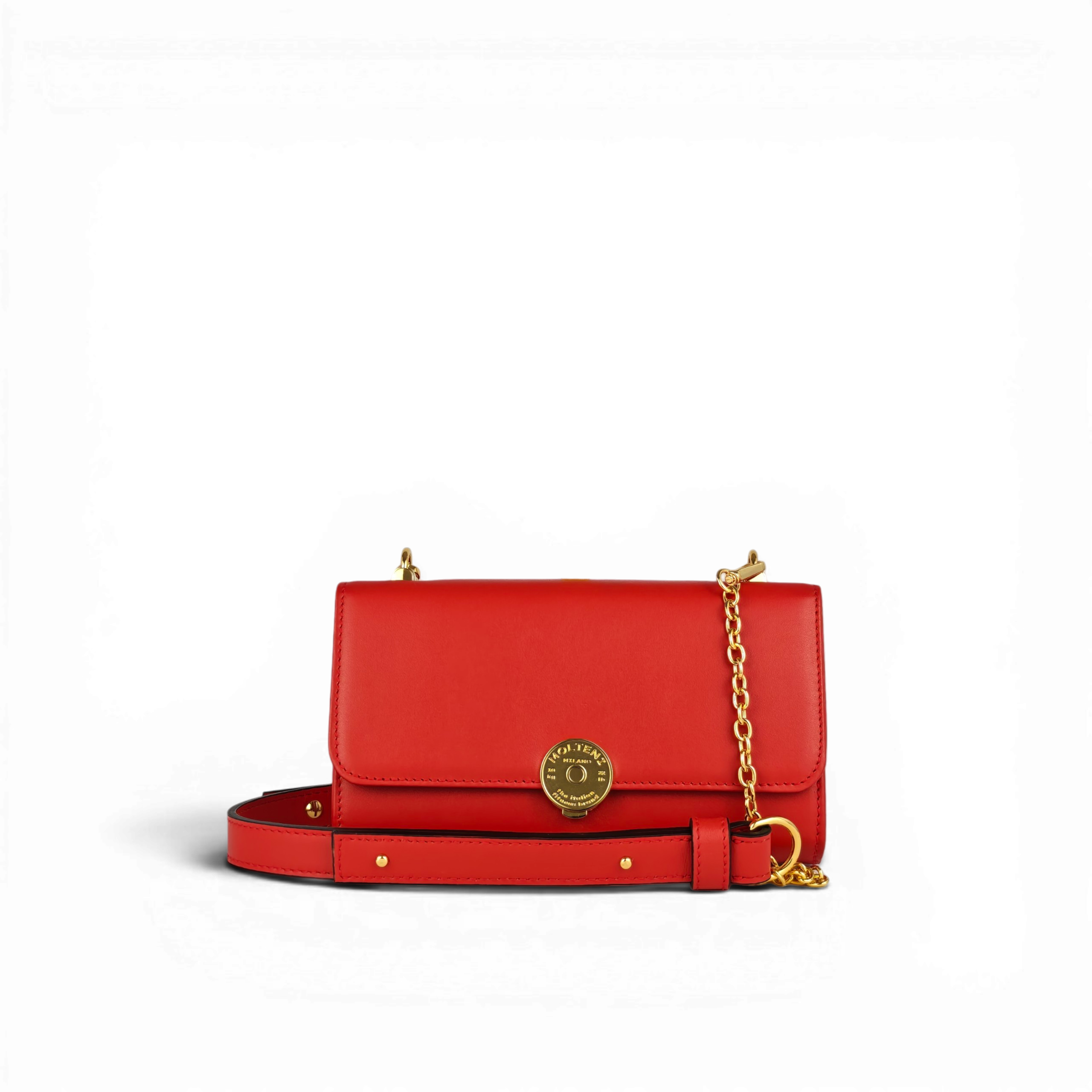 Foto frontale del modello MARGHE small in red