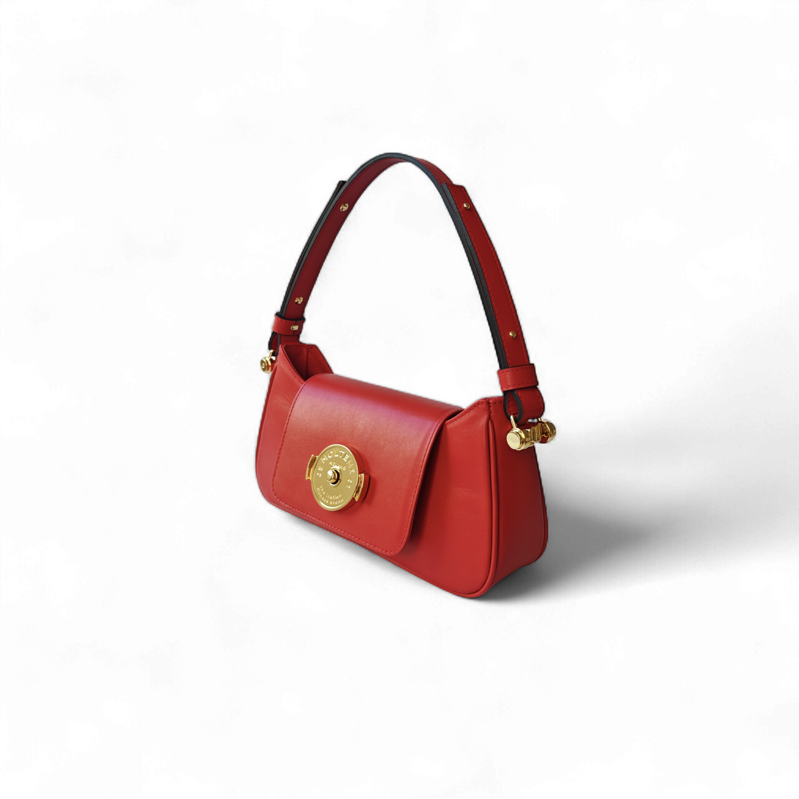 TINA small - RED pelle liscia