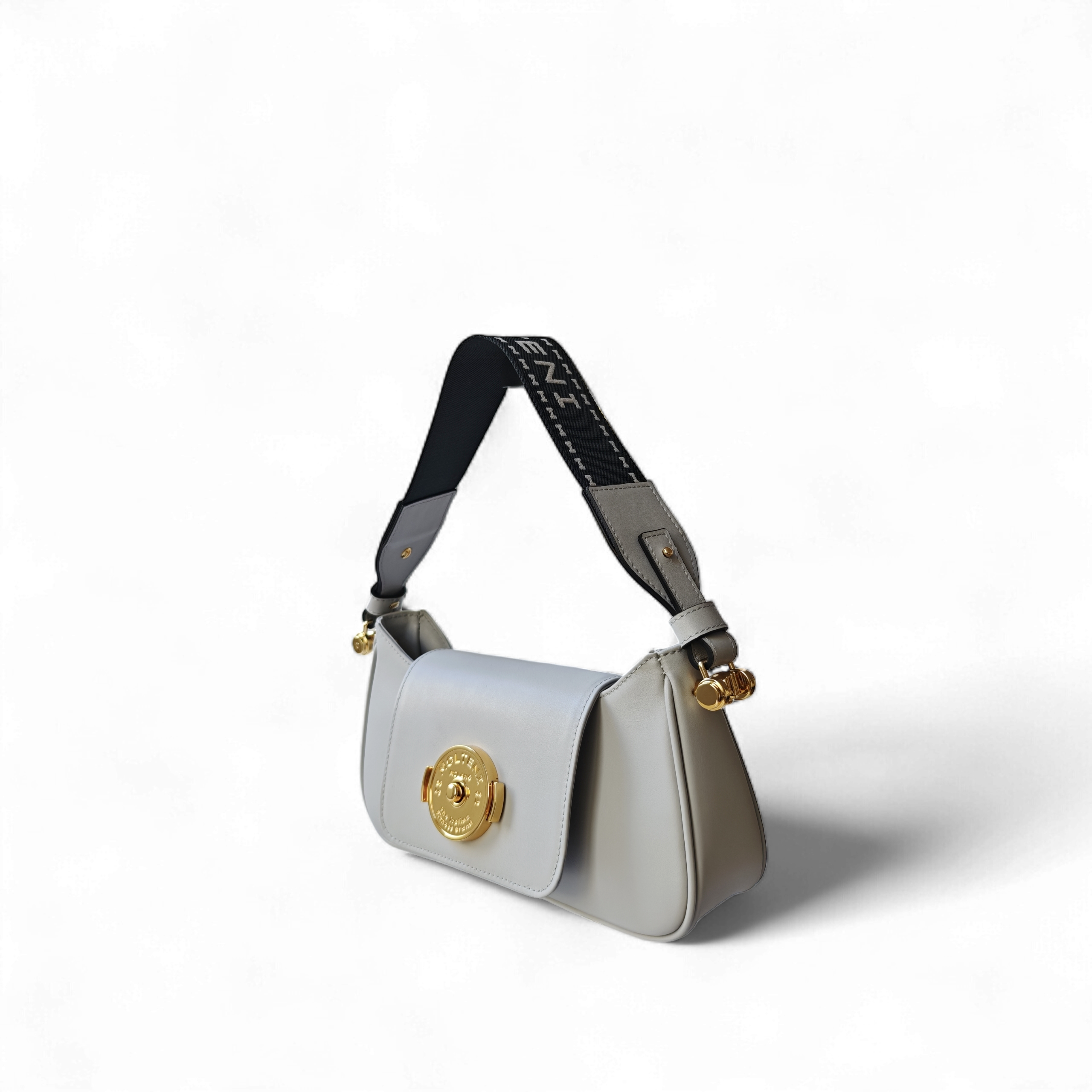 TINA small - GREY pelle liscia