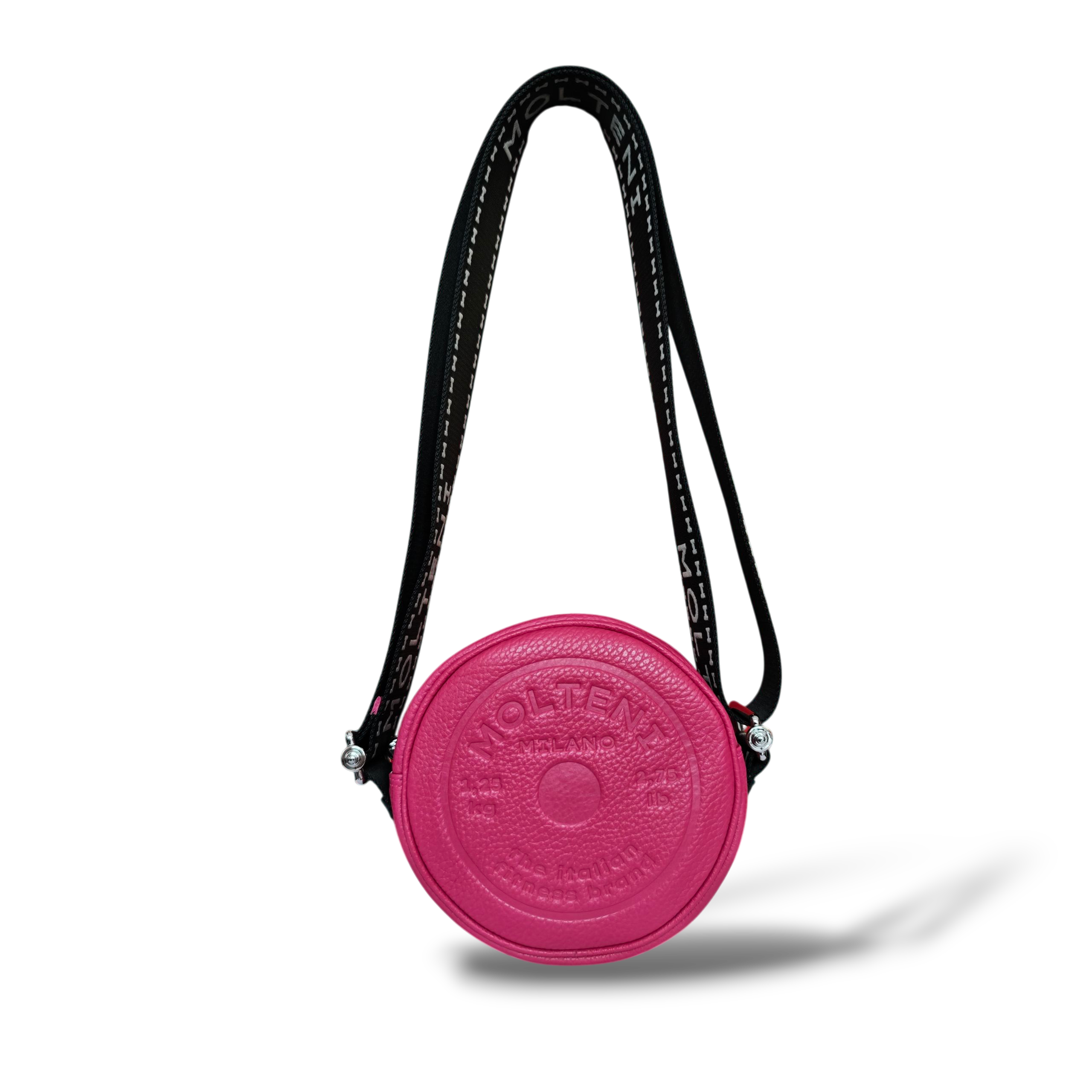 ELEO small - PINK dollar grain leather