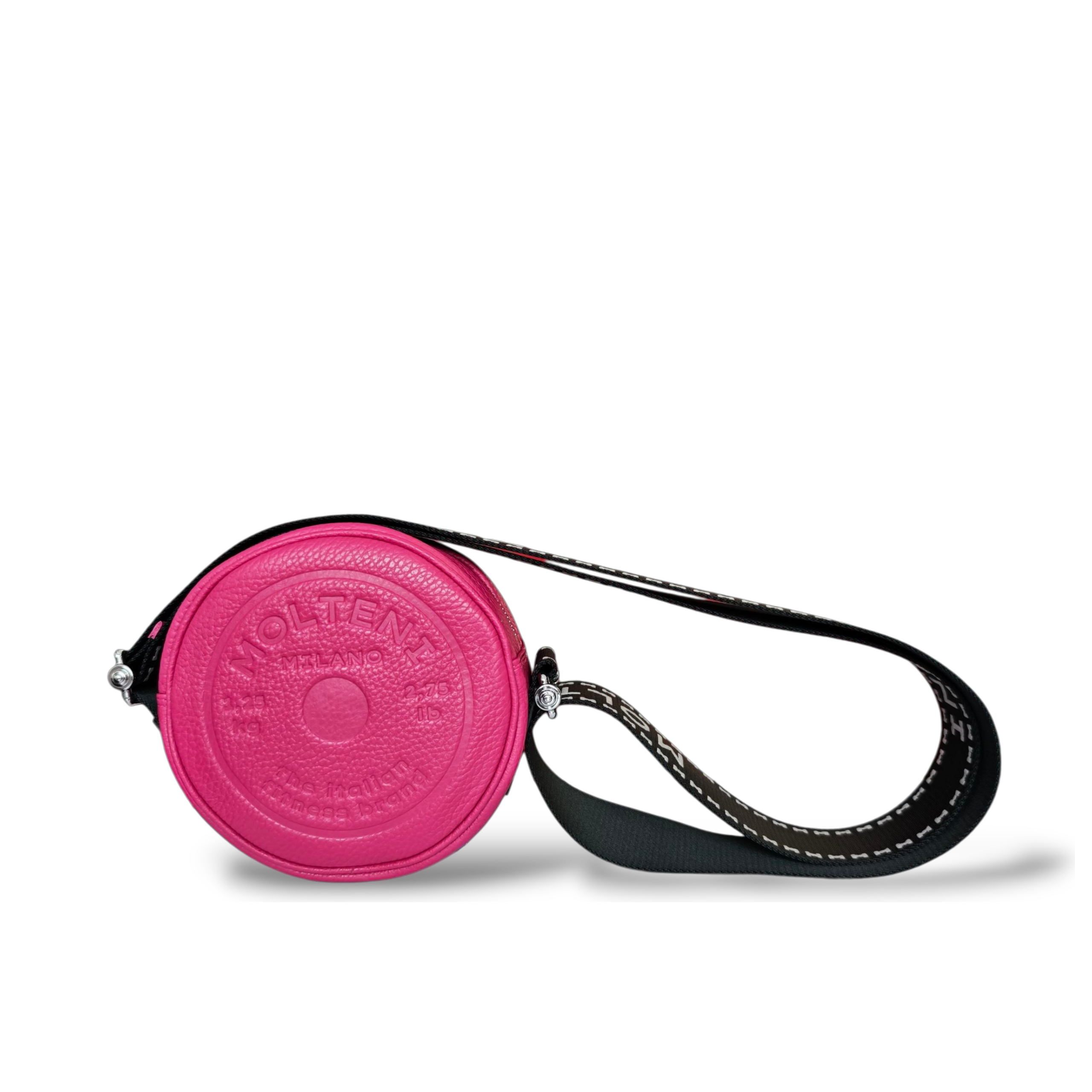 ELEO small - PINK dollar grain leather