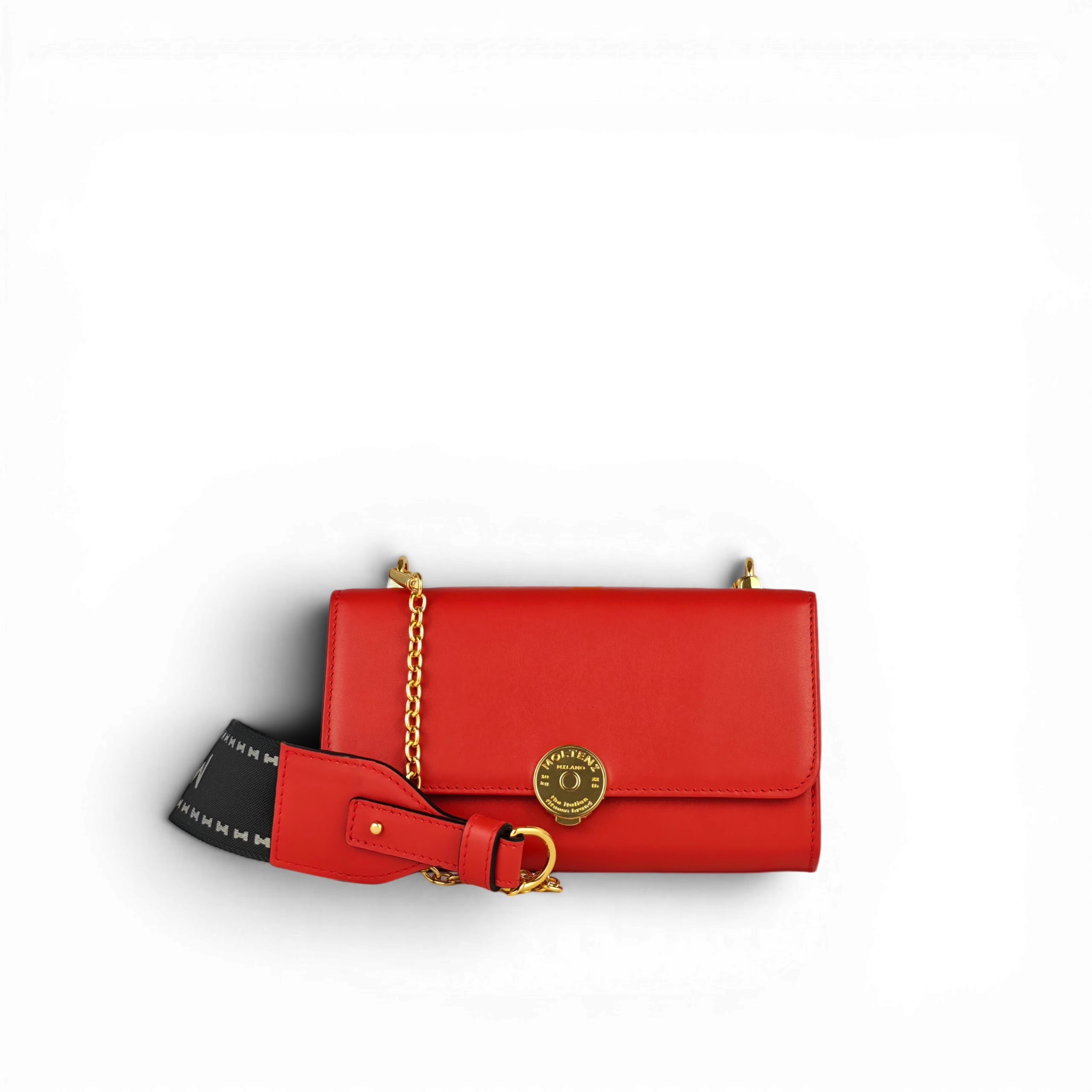 Foto frontale di MARGHE small red con nastro 