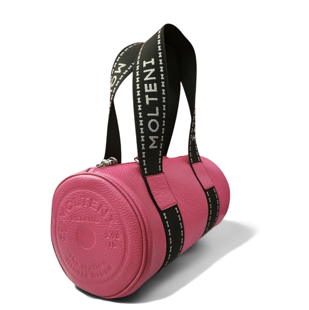 Vista 3/4 modello NORA small fucsia