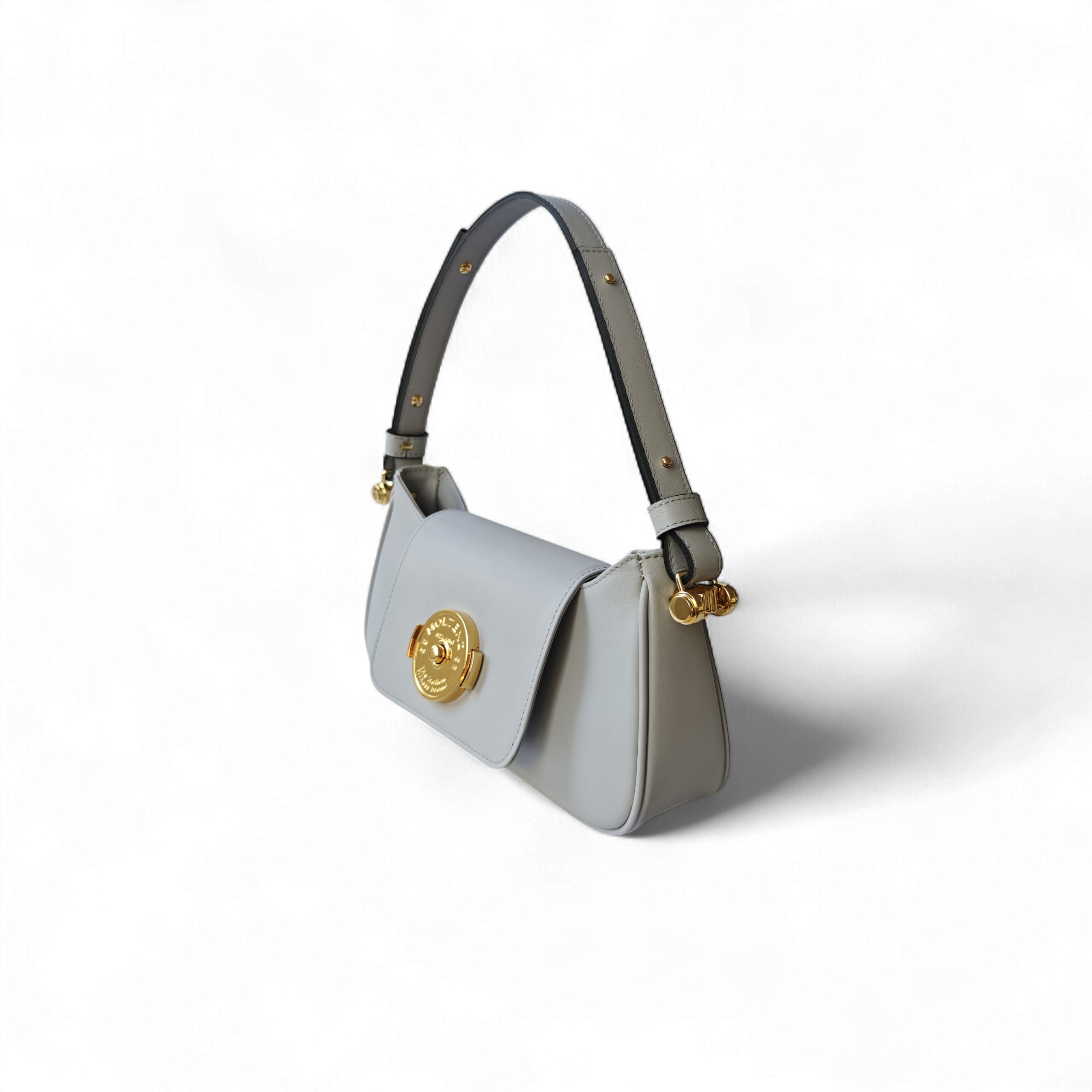 TINA small - GREY pelle liscia