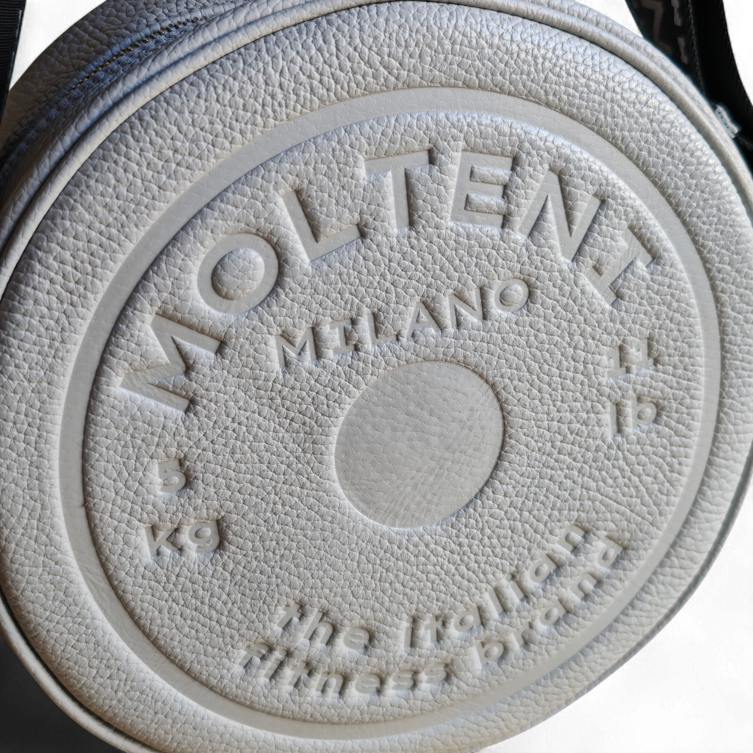 ELEO medium - GREY dollar grain leather