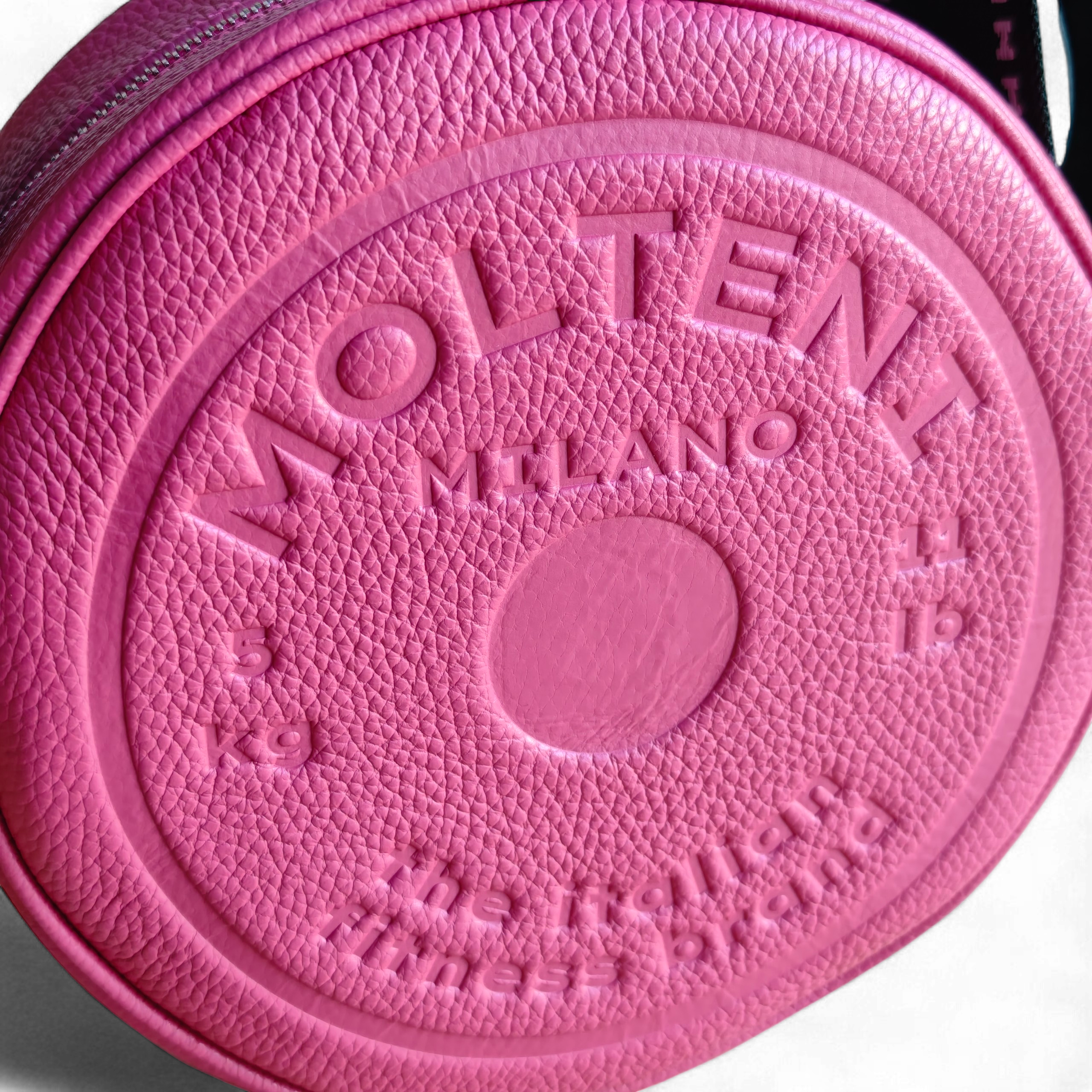 ELEO medium - PINK dollar grain leather