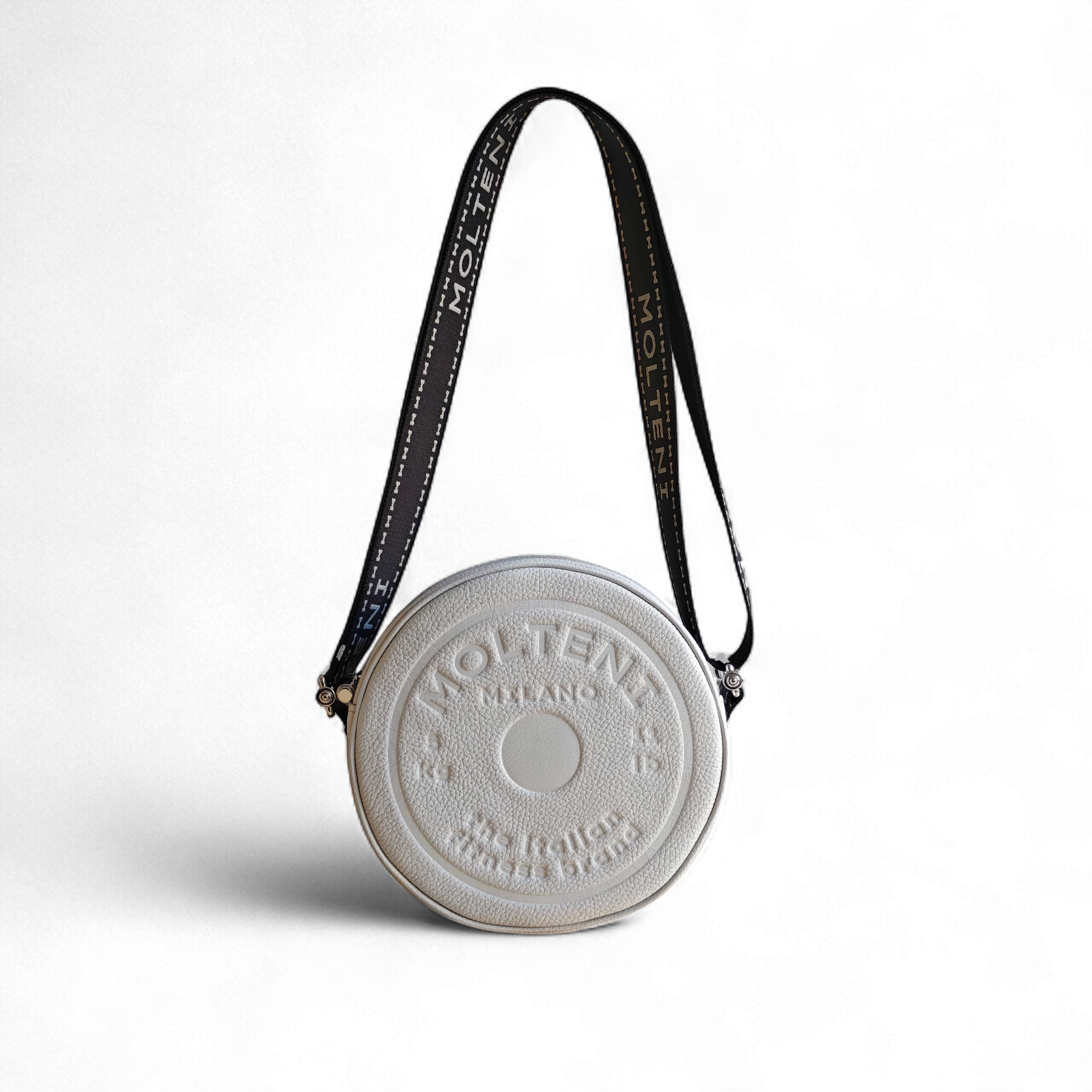 ELEO medium - GREY dollar grain leather