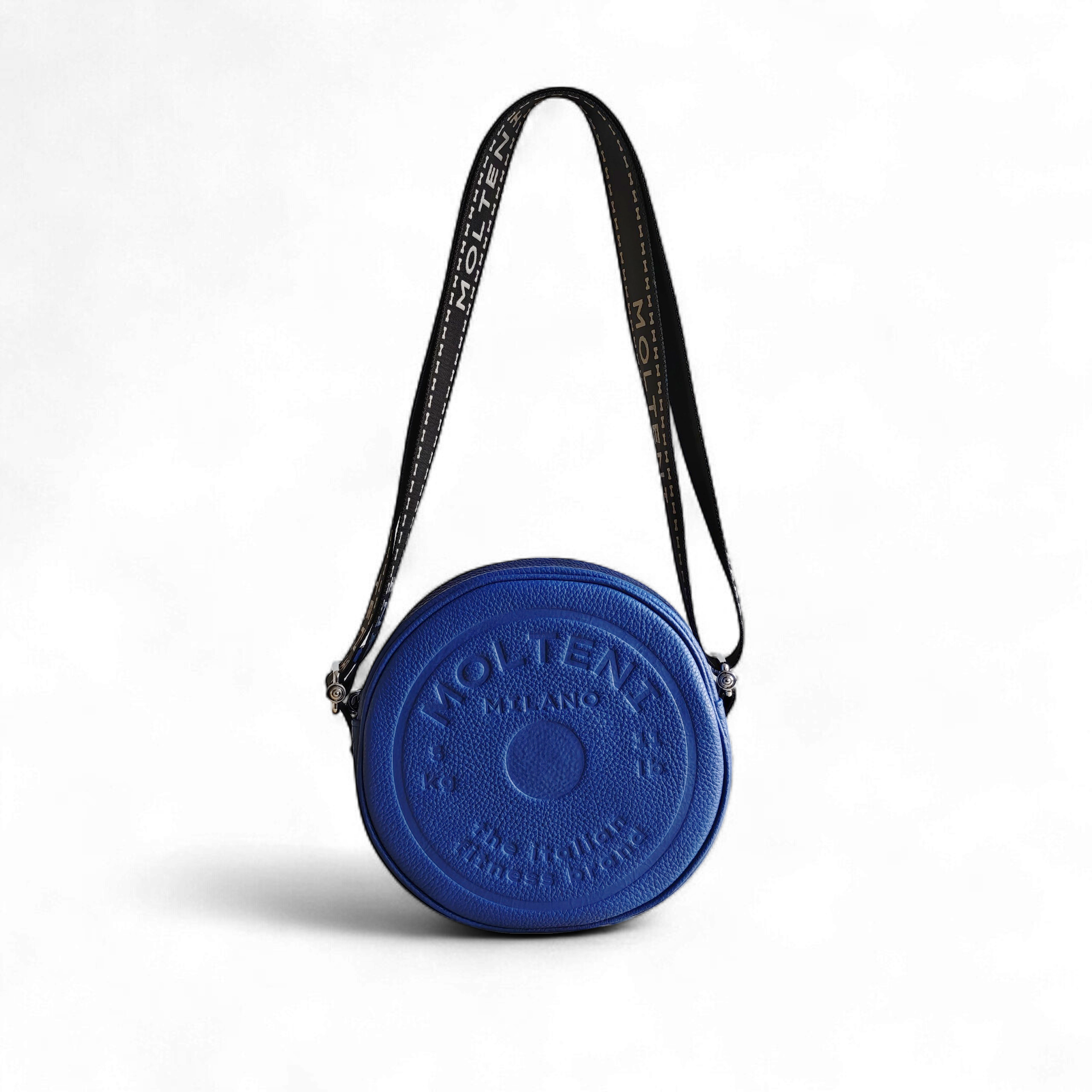 ELEO medium - BLACK dollar grain leather