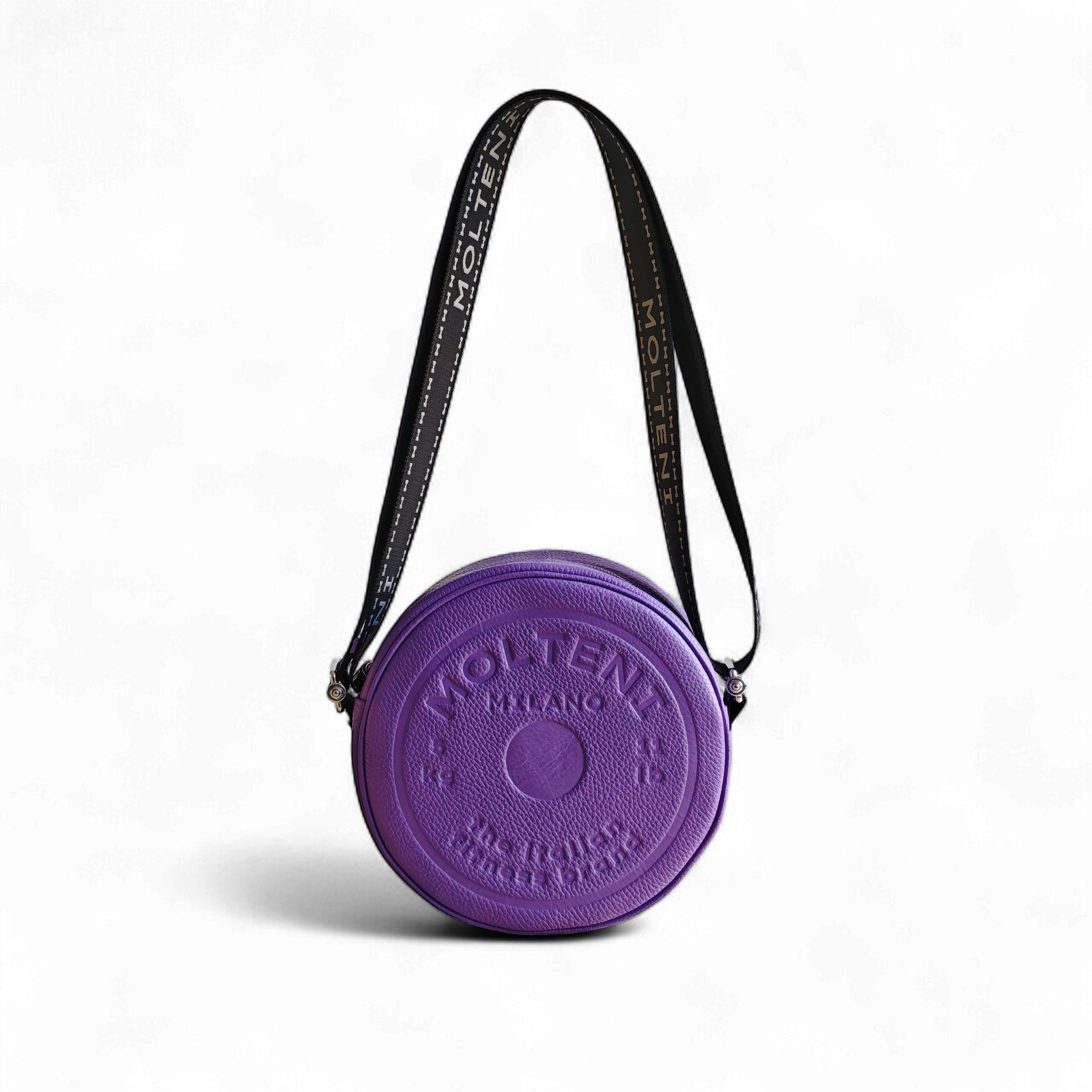 ELEO medium - PURPLE grained leather
